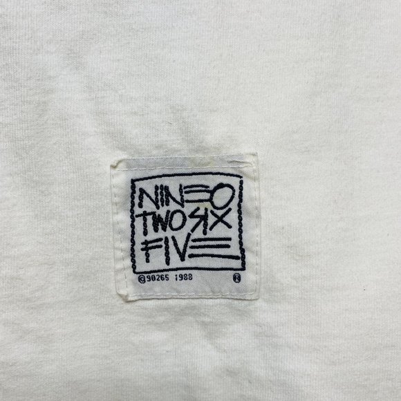 Vintage 80's Nine O Two Six Five Moose Lodge Graphic Print Men's XL White NWT - Picture 6 of 10